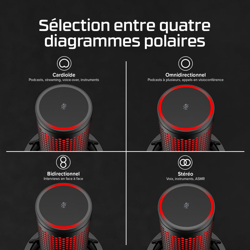 HyperX QuadCast 2 Black Microphone