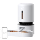 Petlibro Granary voerautomaat met dubbele bak, Wifi, 5L (wit)