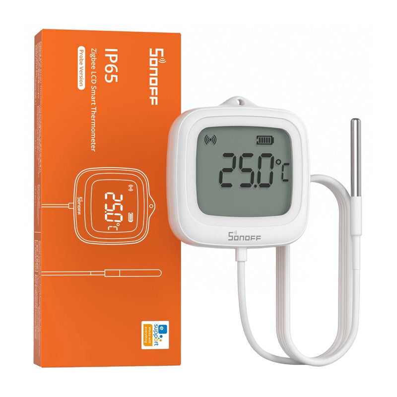 ZigBee LCD-temperatuursensor Sonoff SNZB-02LD (met sonde)