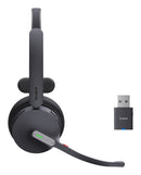Yealink WH64 Hybrid Mono UC Casque Sans fil Arceau Bureau/Centre d'appels Micro-USB Bluetooth Noir