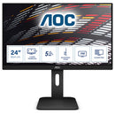 AOC P1 24P1 plat PC-scherm 60,5 cm (23,8") 1920 x 1080 pixels Full HD LED Zwart