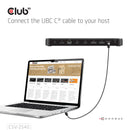 CLUB3D CSV-2540 station d'accueil USB 3.2 Gen 1 (3.1 Gen 1) Type-C Noir