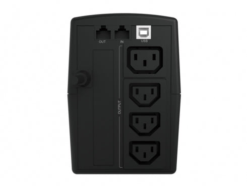 Conceptronic ZEUS02E Uninterruptible Power Supply, Line Interactivity, 0.85 kVA, 480 W, 4 AC Outputs