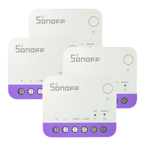 Sonoff MINI-RBS WiFi Smart Mini Rolluikschakelaar (4 stuks)
