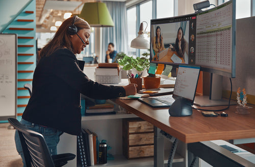 HP Écran incurvé DQHD E45c G5