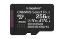 Kingston Technology 256GB microSDXC Canvas Select Plus Gen3 150MB/s A1 (Adaptateur SD inclus)