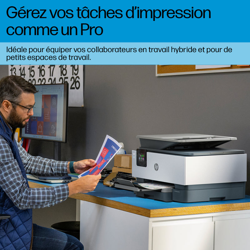 HP OfficeJet Pro 9120b Sans fil All-in-One Couleur Imprimante, Impression recto-verso; copieur, scanner