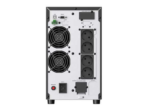 Conceptronic ZEUS52ES3K Uninterruptible Power Supply, Double Conversion (Online), 3 kVA, 2700 W, 4 AC Outputs