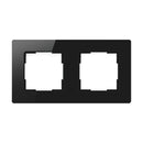 Avatto 2 Socket TS20 light switch frame (black)