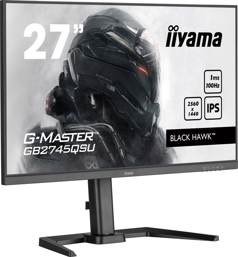 iiyama G-MASTER GB2745QSU-B2 platte PC-monitor 68,6 cm (27") 2560 x 1440 pixels Breedbeeld Quad HD LED Zwart