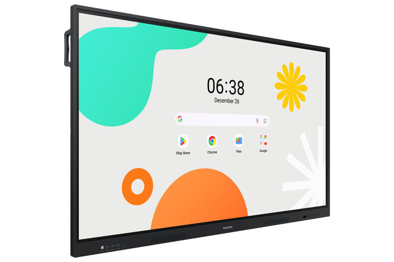 Samsung WA75F Interactive Whiteboard 190.5 cm (75") 3840 x 2160 pixels Touchscreen Black