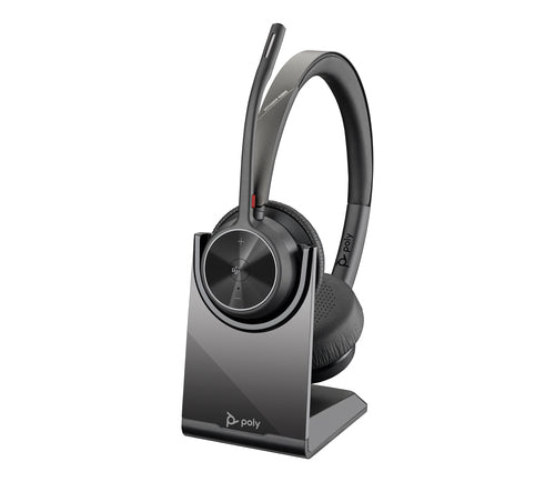 HP Poly Casque Poly VOYAGER 4320-M certifié Microsoft Teams avec socle de charge