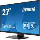iiyama ProLite T2752MSC-B1 27" (68,6 cm) PC-flatpanelmonitor, 1920 x 1080 pixels Full HD LED-touchscreen, zwart