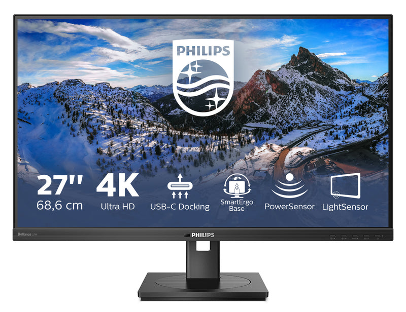 Philips 279P1/00 LED-scherm 68,6 cm (27") 3840 x 2160 pixels 4K Ultra HD Zwart