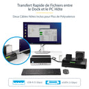 StarTech.com Duplicateur et Effaceur de Disques Durs à 4 baies, Cloneur/Copieur Autonome de HDD/SSD 1:3 SATA, Station d'Accueil USB 3.0 - eSATA vers SATA, Duplicateur de Disques Durs, Conception Sans Outillage