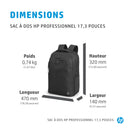 HP Sac à dos Professional 17,3 pouces