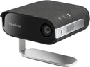 Viewsonic M1XE Video Projector, Short-Throw LED Projector, WVGA (854x480), Black, Silver