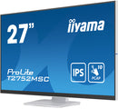 iiyama ProLite T2752MSC-W1 27" (68,6 cm) PC-flatscreenmonitor, 1920 x 1080 pixels Full HD LED-touchscreen, wit