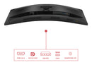 AOC E4 CU34E4CV écran plat de PC 86,4 cm (34") 3440 x 1440 pixels UltraWide Quad HD LCD Noir