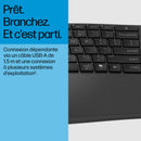 HP 485 CFT WD KBD clavier Bureau USB Noir