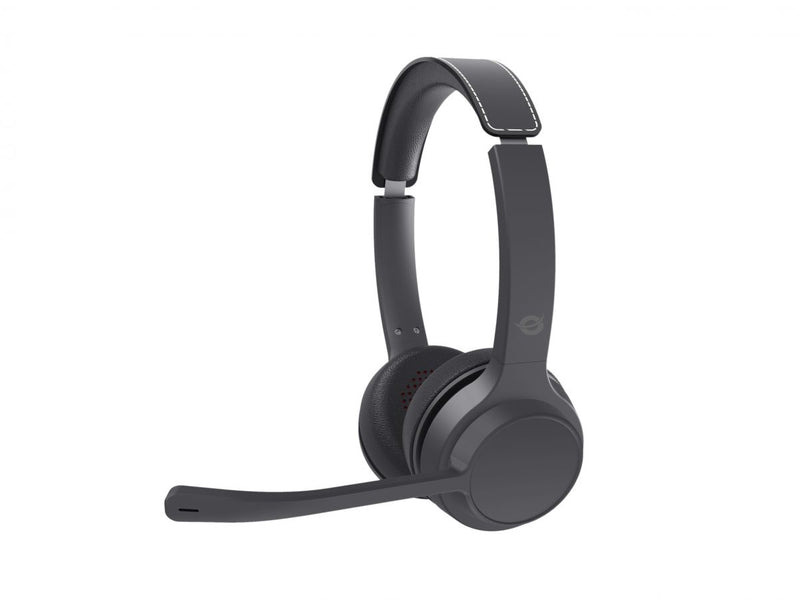Conceptronic POLONA04B Headphones Wired &amp; Wireless Headband Calls/Music USB Type-C Bluetooth Black