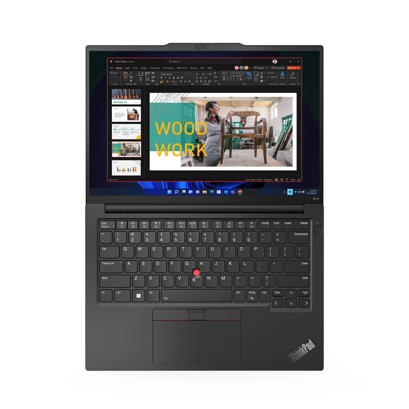 Lenovo ThinkPad E14 Gen 5 (AMD) AMD Ryzen™ 3 7330U Laptop 14" (35.6 cm) WUXGA 8 GB DDR4-SDRAM 256 GB SSD Wi-Fi 6 (802.11ax) Windows 11 Pro English Black