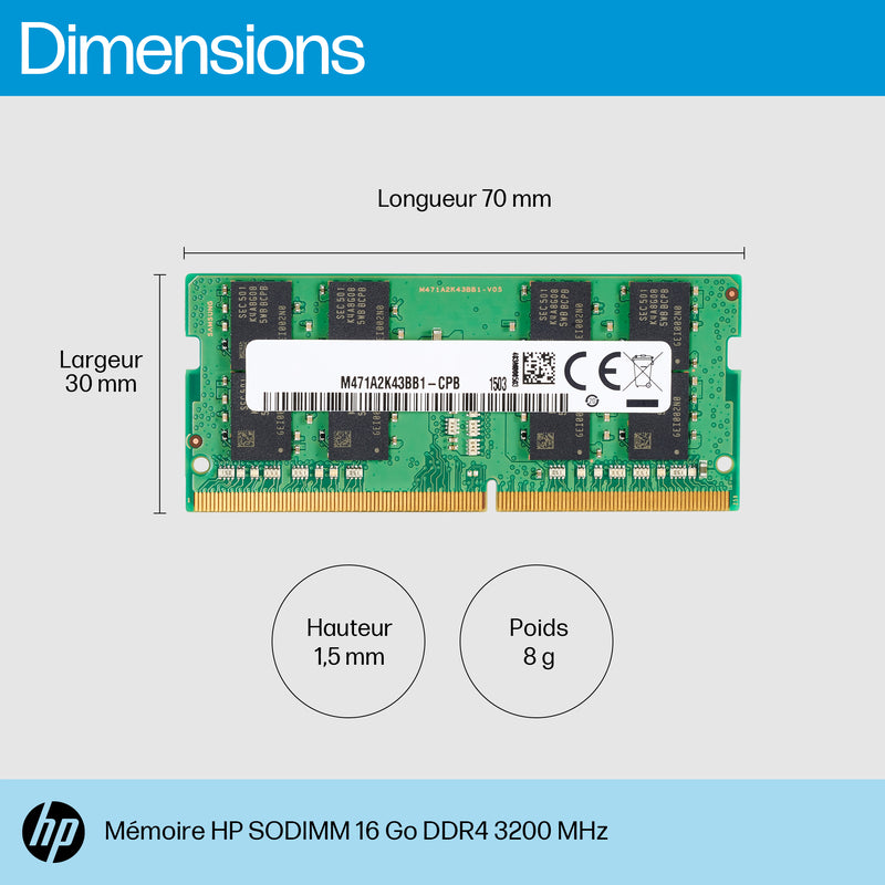 HP 16GB DDR4 3200 SODIMM Memory