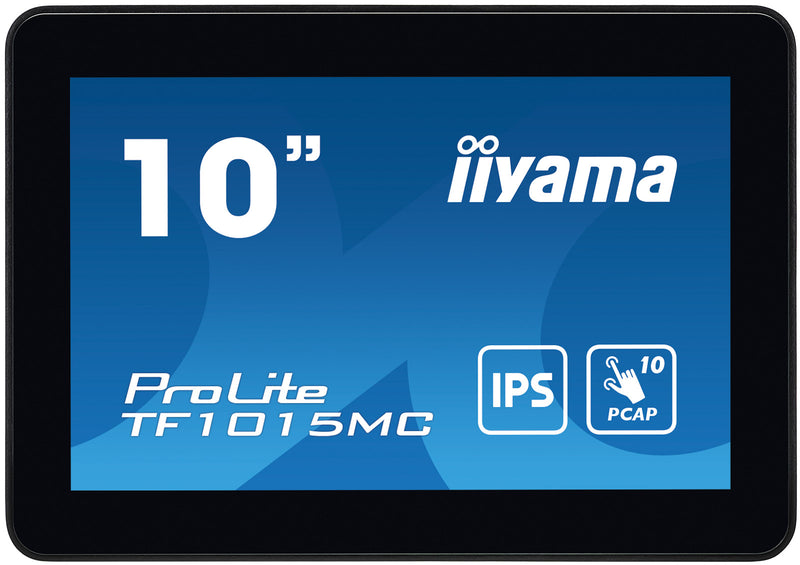 iiyama TF1015MC-B3 écran plat de PC 25,6 cm (10.1") 1280 x 800 pixels HD LED Écran tactile Noir