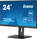 iiyama XUB2492HSU-B6 platte PC-monitor 60,5 cm (23,8") 1920 x 1080 pixels Full HD LED Zwart
