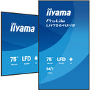 iiyama LH7564UHS-B1AG Digital Signage Display, 75" (190,5 cm) plat paneel, Wi-Fi, 500 cd/m², 4K Ultra HD, zwart, ingebouwde Android-processor, 24/7