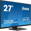 iiyama ProLite T2752MSC-B1 27" (68,6 cm) PC-flatpanelmonitor, 1920 x 1080 pixels Full HD LED-touchscreen, zwart