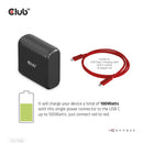 CLUB3D CSV-1565 station d'accueil USB 3.2 Gen 1 (3.1 Gen 1) Type-C Noir