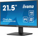 iiyama ProLite XU2293HS-B6 platte PC-monitor 54,6 cm (21,5") 1920 x 1080 pixels Full HD LED Zwart