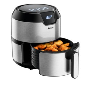 Tefal Easy Fry EY401D Unique 4,2 L Autonome 1500 W Friteuse d’air chaud Noir, Acier inoxydable
