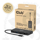 CLUB3D CSV-2552 hub & concentrateur USB Type-C 5000 Mbit/s Noir