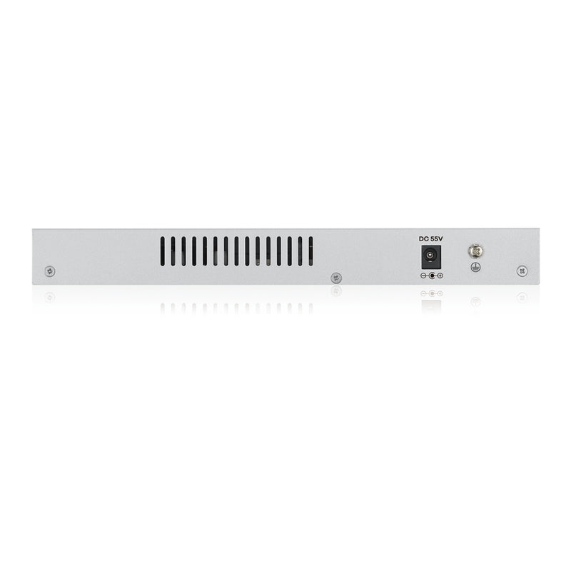 Zyxel GS1200-8HP v2 Géré Gigabit Ethernet (10/100/1000) Connexion Ethernet, supportant l'alimentation via ce port (PoE) Gris