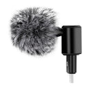 Puluz 8-pin condenser microphone with omnidirectional pickup pattern for mobile phones