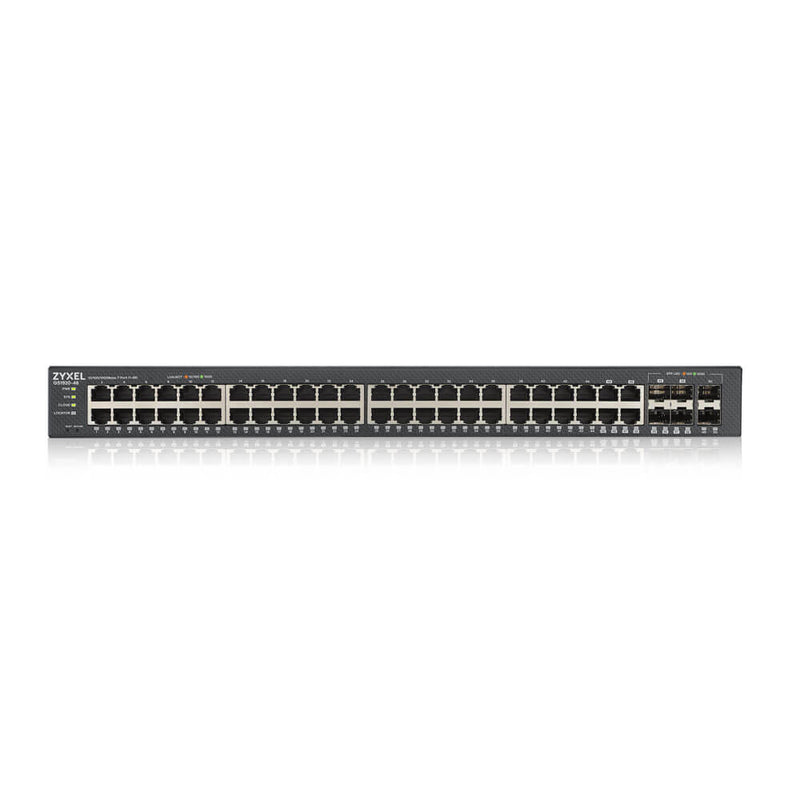 Zyxel GS1920-48V2 Géré Gigabit Ethernet (10/100/1000) Noir