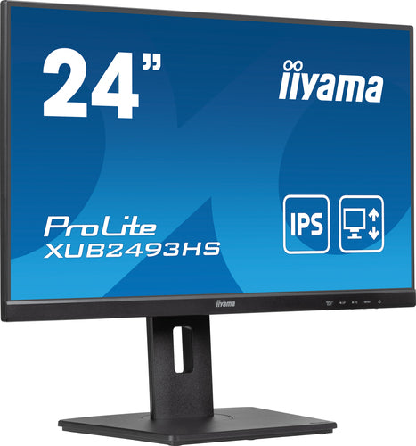 iiyama ProLite XUB2493HS-B6 platte PC-monitor 60,5 cm (23,8") 1920 x 1080 pixels Full HD LED Zwart