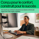 HP 680 Comfort Dual-Mode Keyboard and Mouse Combo clavier Souris incluse Maison RF sans fil + Bluetooth AZERTY Belge Noir