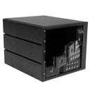 StarTech.com Rack amovible / Backplane sans tiroir pour 4x HDD SAS II/SATA III 6Gb/s de 3,5" avec échange à chaud - Aluminium