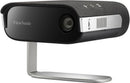 Viewsonic M1XE Video Projector, Short-Throw LED Projector, WVGA (854x480), Black, Silver