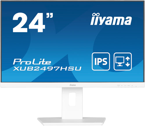 iiyama ProLite XUB2497HSU-W2 platte PC-monitor 60,5 cm (23,8") 1920 x 1080 pixels Full HD LED Wit