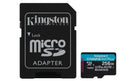 Kingston Technology Carte microSDXC Canvas Go Plus Gen4 200 Mo/s A2 U3 V30 256 Go + adaptateur