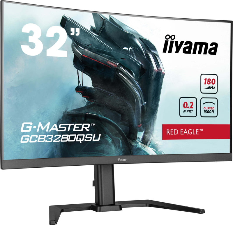 iiyama G-MASTER GCB3280QSU-B2 plat pc-scherm 80 cm (31,5") 2560 x 1440 pixels Dual QHD LED Zwart