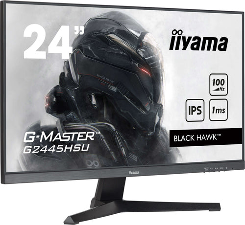 iiyama G-MASTER G2445HSU-B2 platte PC-monitor 60,5 cm (23,8") 1920 x 1080 pixels Full HD LCD Zwart
