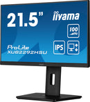 iiyama ProLite XUB2292HSU-B6 21,5" (54,6 cm) PC-flatpanelmonitor, 1920 x 1080 pixels, Full HD LED, zwart