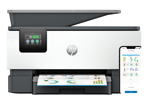 HP OfficeJet Pro 9120b Wireless All-in-One Color Printer, Duplex Printing; Copier, Scanner