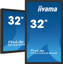iiyama TF3239AS-B1AG 80 cm (31,5") LED Digital Signage Flat Panel Display, 500 cd/m², Full HD, Zwart, Touchscreen, Geïntegreerde Android-processor, 24/7