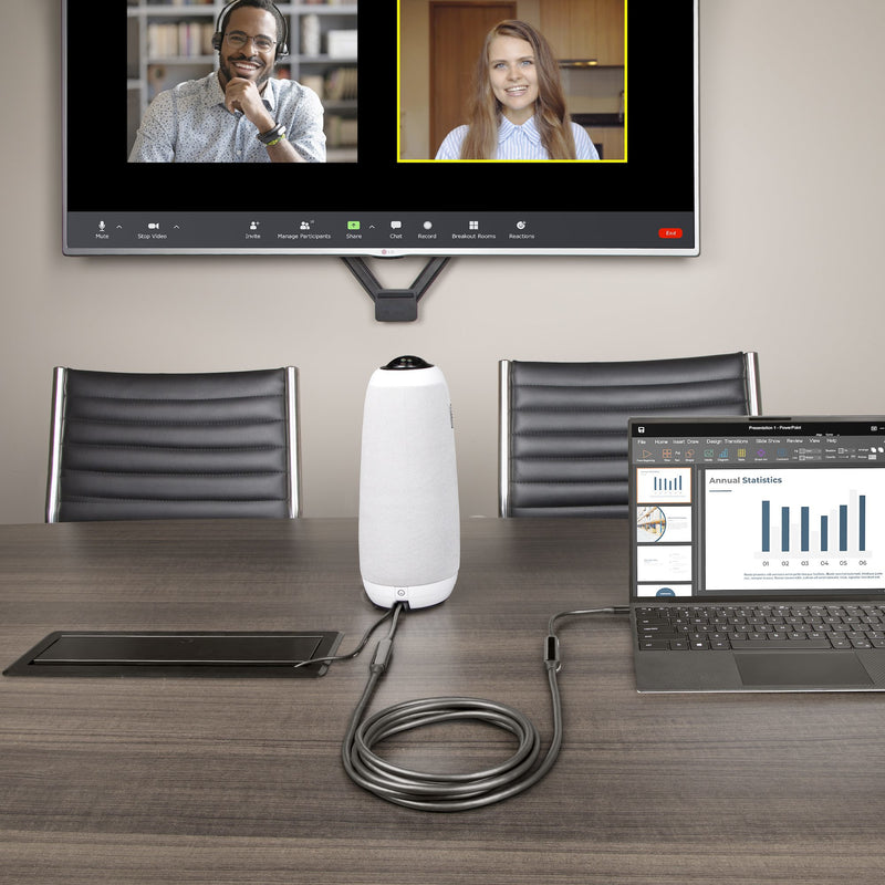 StarTech.com Câble USB-C Actif de 3m, USB 10Gbps, 60W (3A) Power Delivery, 8K 60Hz/4K 144Hz DP Alt Mode, Long Cordon USB C - Compatible Thunderbolt